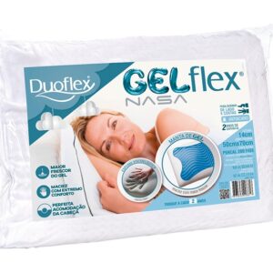 Travesseiro GelFlex NASA Altura 14cm Duoflex