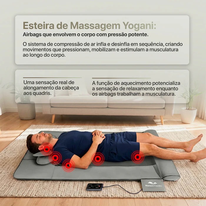 Esteira de Massagem Yogani Relaxmedic