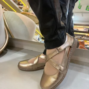 Sapatilha Feminina Bailarina Antistress em Couro Opananken
