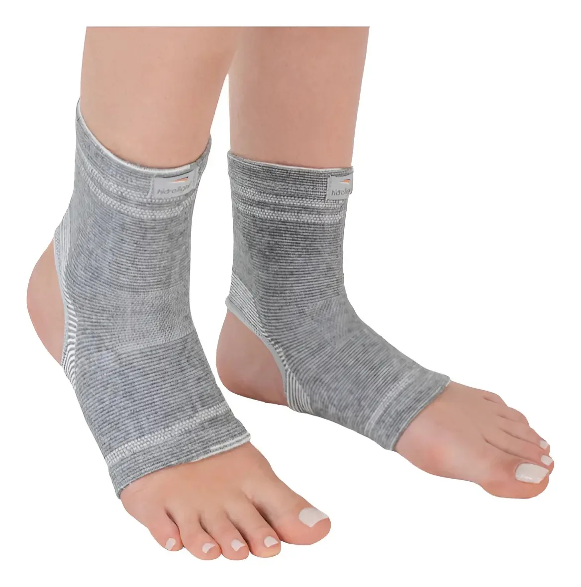 Tornozeleira Elástica Bamboo PAR (Cinza)