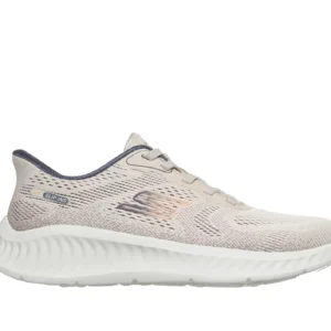 Tênis Feminino Skechers Go Walk Now Slip-ins para Caminhada Bege