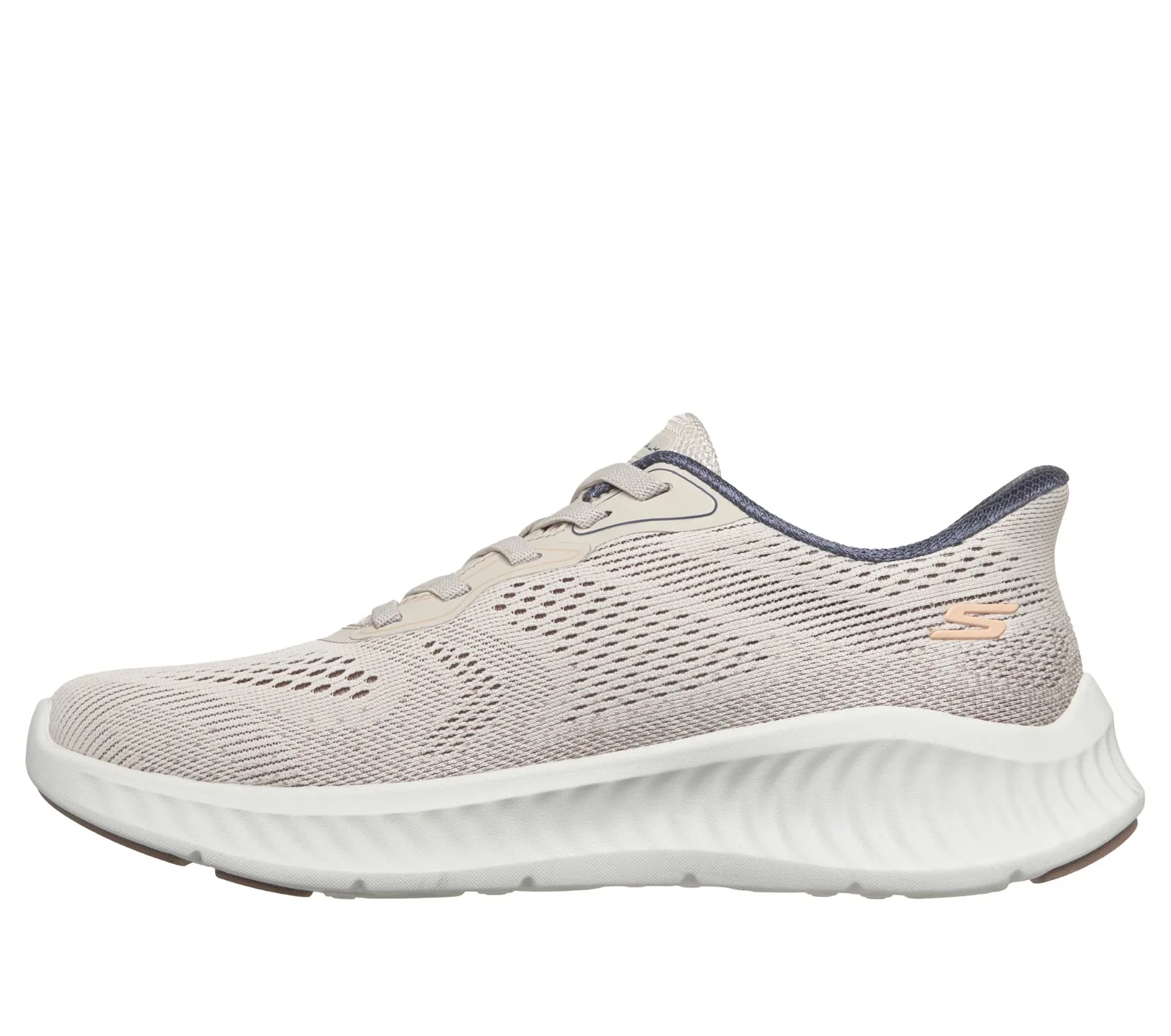 Tênis Feminino Skechers Go Walk Now Slip-ins para Caminhada Bege