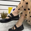 Sapatilha Feminina Antistress para Joanete em Couro e Lycra Opananken