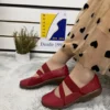 Sapatilha Feminina Antistress para Joanete em Couro e Lycra Opananken
