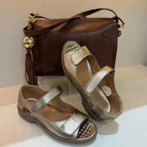 Sandália Feminina Antistress com Velcro para Pés Inchados Opananken