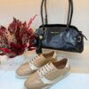 Sapatênis Feminino Casual Antistress em Couro Opananken