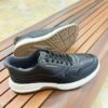 Sapatênis Masculino Casual em Couro com Amortecimento Pegada