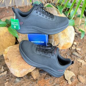 Tênis Masculino Skechers Bobs Sport Caminhada Preto
