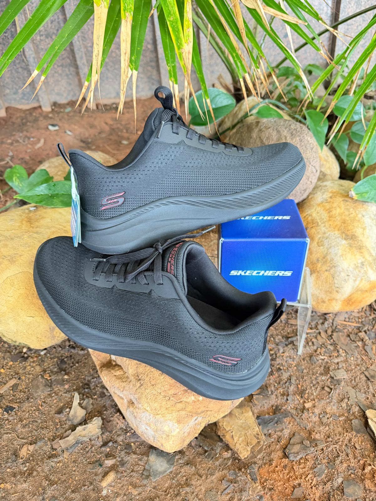 Tênis Masculino Skechers Bobs Sport Caminhada Preto