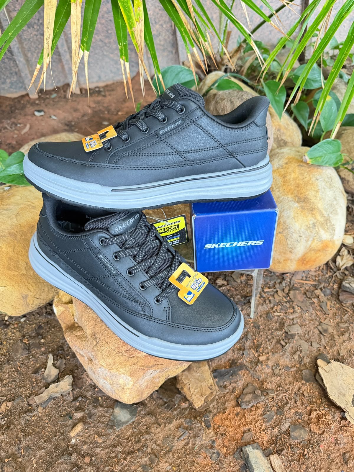 Tênis Masculino Skechers Sterling Casual Conforto Preto