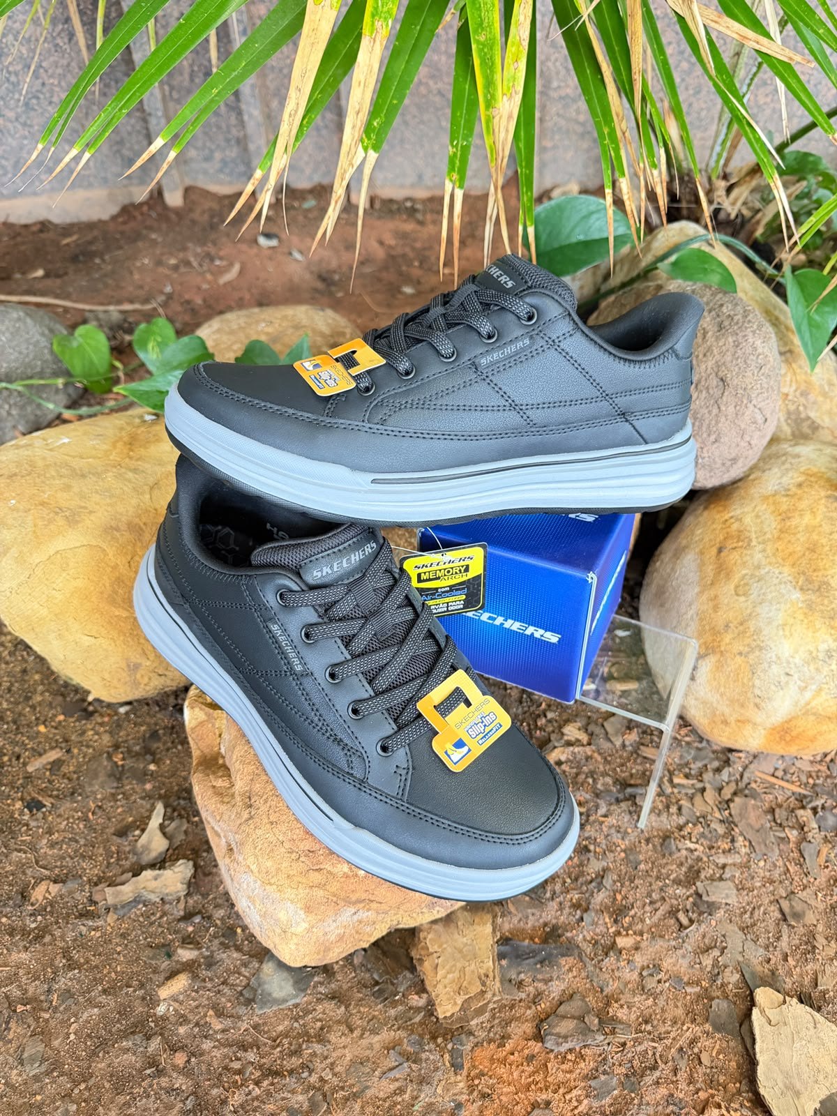 Tênis Masculino Skechers Sterling Casual Conforto Preto