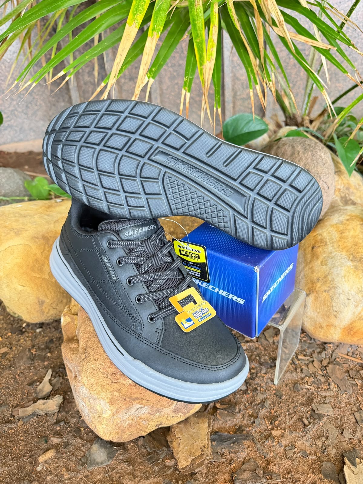 Tênis Masculino Skechers Sterling Casual Conforto Preto