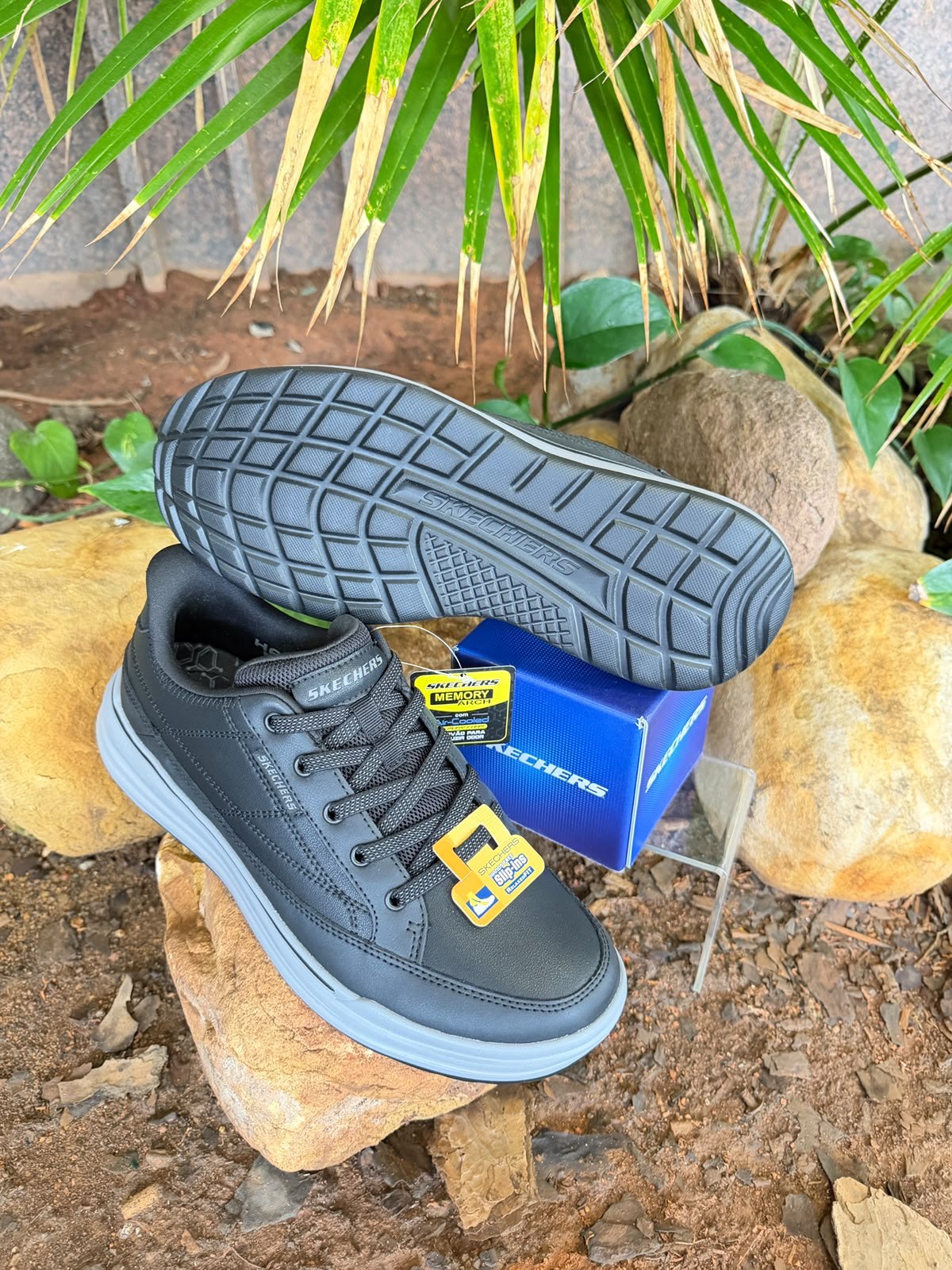 Tênis Masculino Skechers Sterling Casual Conforto Preto